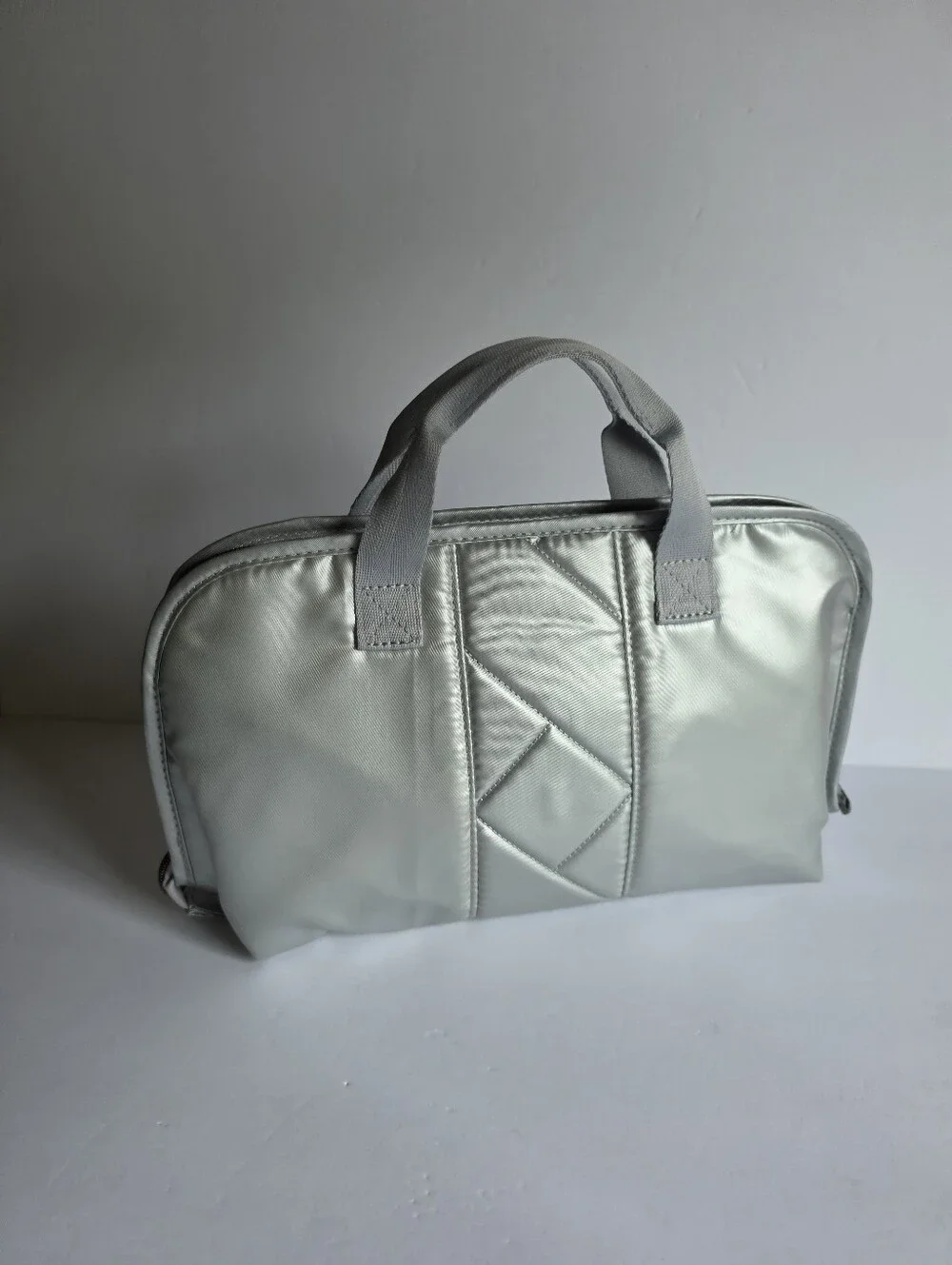 Lug Flash SE Special Edition Cosmetic Bag Case Metallic Silver ~ NWT